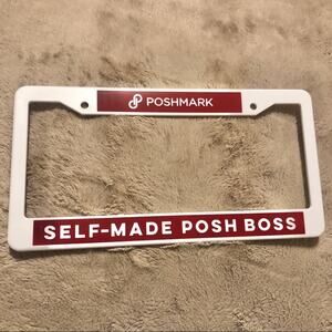 Poshmark Self Made Posh Boss License Plate Frame